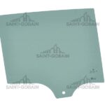 RH REAR DOOR GLASS GREY SEKURIT (1 HOLE)